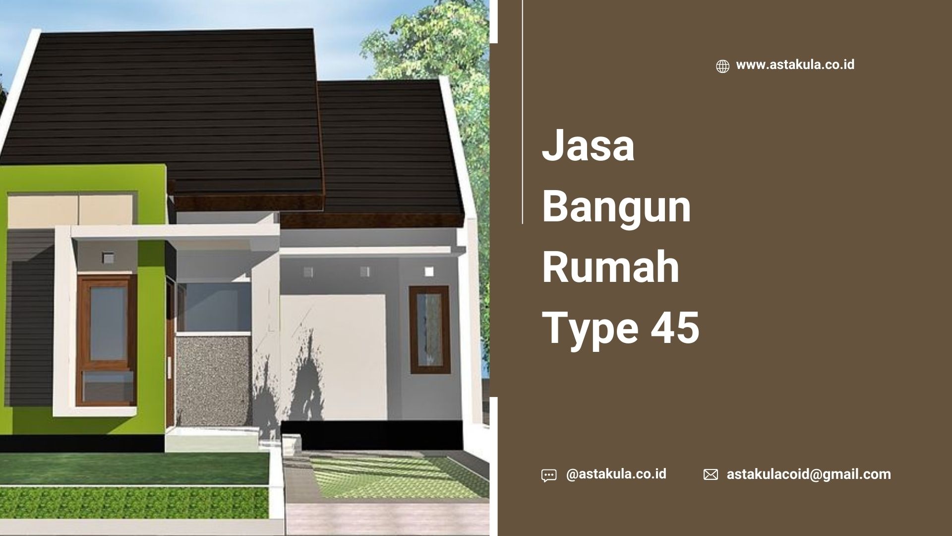 Jasa Bangun Rumah Type 45