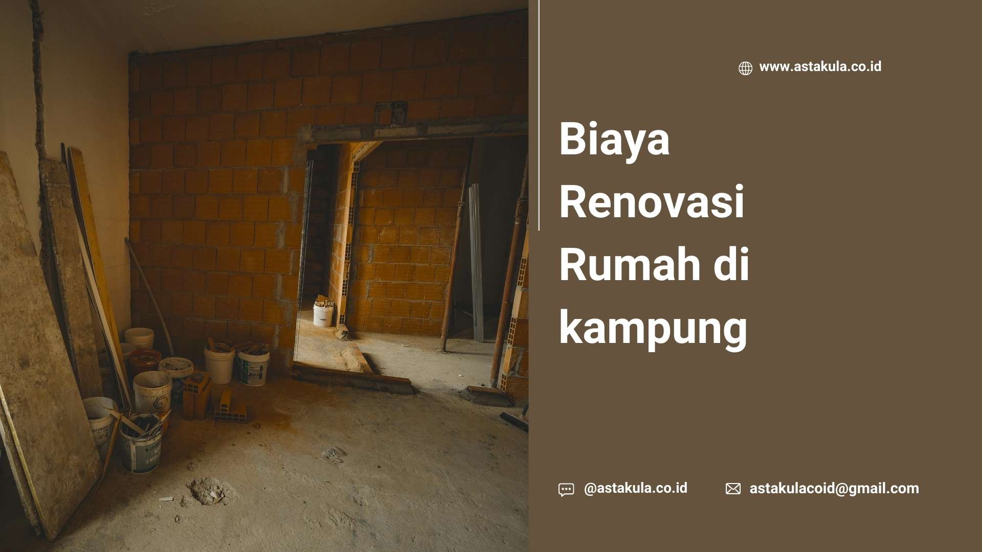 Biaya Renovasi Rumah di kampung